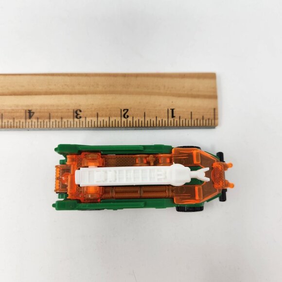 2018 Hot Wheels Runway Res-Q Tree Service Diecast Truck Green and Orange - Picture 7 of 7